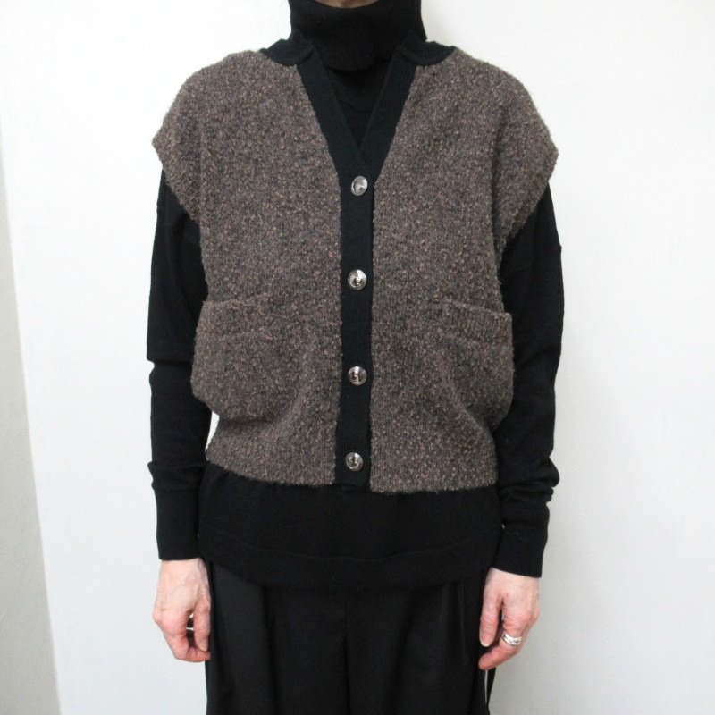 Audrey and john wad ネップヤーンベスト /DBR390